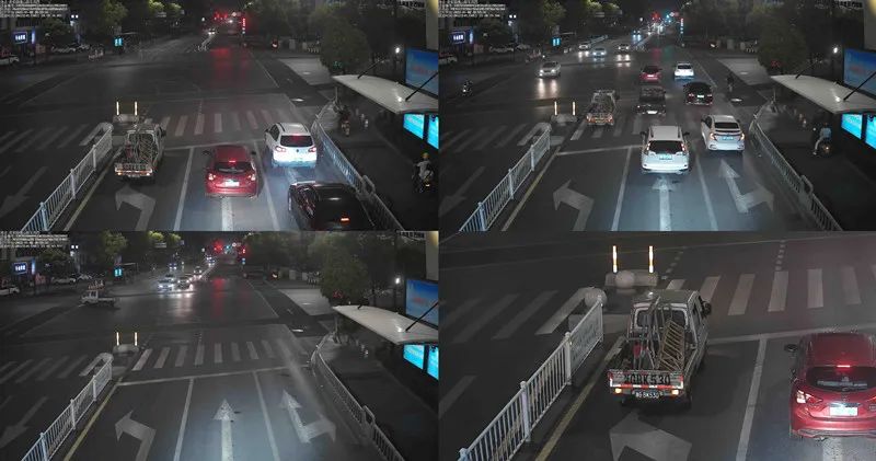 电子警察抓拍闯红灯他们上镜了